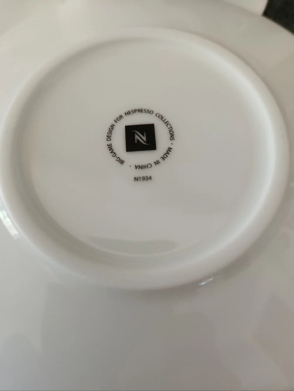 Nespresso Pure Collection Big Game Design 2 Espresso Cups & Saucers